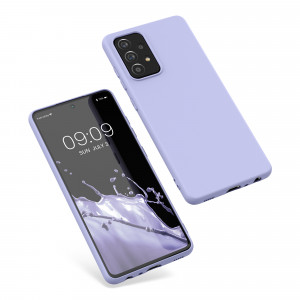 Husa Kwmobile pentru Samsung Galaxy A52/Galaxy A52 5G/Galaxy A52s 5G, Silicon, Mov, 54346.139 - Img 2