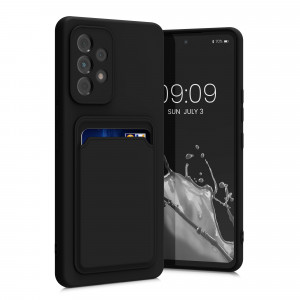 Husa Kwmobile pentru Samsung Galaxy A53 5G, Silicon, Negru, 58146.01 - Img 2
