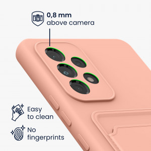 Husa Kwmobile pentru Samsung Galaxy A53 5G, Silicon, Roz, 58146.199 - Img 4