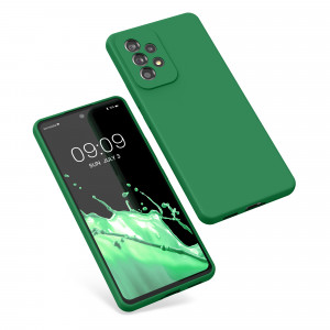 Husa Kwmobile pentru Samsung Galaxy A53 5G, Silicon, Verde, 57835.227 - Img 2