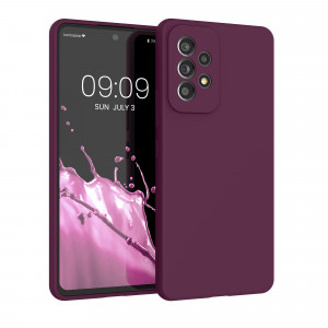 Husa Kwmobile pentru Samsung Galaxy A53 5G, Silicon, Violet, 57835.187 - Img 1