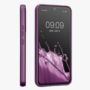 Husa Kwmobile pentru Samsung Galaxy A54 5G, Albastru, Silicon, 60797.23 - Img 3
