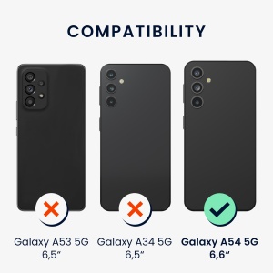 Husa Kwmobile pentru Samsung Galaxy A54 5G, Albastru, Silicon, KWM000018FR035C - Img 6