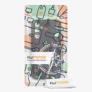 Husa Kwmobile pentru Samsung Galaxy A54 5G, Negru/Alb, Silicon, 61246.03 - Img 7