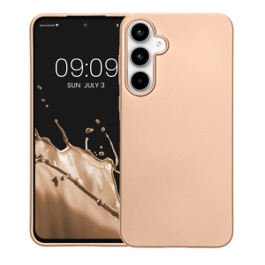 Husa Kwmobile pentru Samsung Galaxy A55, Auriu, Silicon, KWM000021MI005C - Img 2