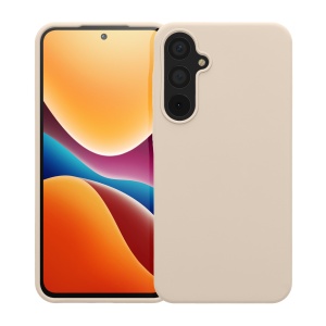Husa Kwmobile pentru Samsung Galaxy A55, Crem, Silicon, KWM000021ME006C - Img 2