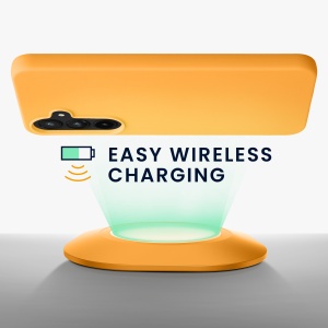 Husa Kwmobile pentru Samsung Galaxy A55, Portocaliu, Silicon, KWM000021MG006C - Img 8