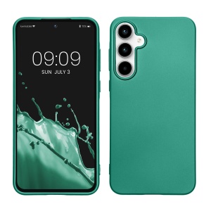 Husa Kwmobile pentru Samsung Galaxy A55, Verde, Silicon, KWM000021MI004C - Img 1