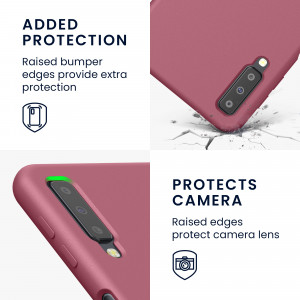 Husa Kwmobile pentru Samsung Galaxy A7 (2018), Silicon, Violet, 47730.167 - Img 4