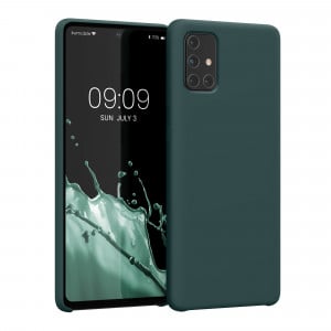 Husa kwmobile pentru Samsung Galaxy A71, Silicon, Verde, 51209.171 - Img 1