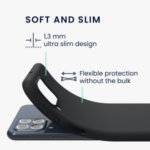Husa Kwmobile pentru Samsung Galaxy M53 5G, Silicon, Negru, 57853.01 - Img 3