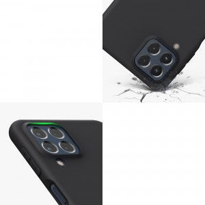 Husa Kwmobile pentru Samsung Galaxy M53 5G, Silicon, Negru, 57853.01 - Img 8