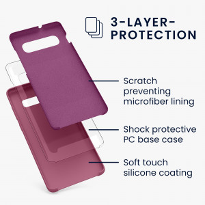 Husa kwmobile pentru Samsung Galaxy S10 Plus, Silicon, Violet, 49028.235 - Img 3