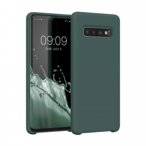 Husa Kwmobile pentru Samsung Galaxy S10, Silicon, Verde, 47732.169 - Img 1
