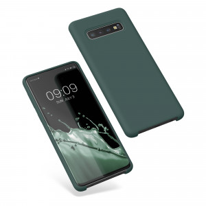Husa Kwmobile pentru Samsung Galaxy S10, Silicon, Verde, 47732.169 - Img 2