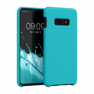 Husa kwmobile pentru Samsung Galaxy S10e, Silicon, Albastru, 47944.205 - Img 1