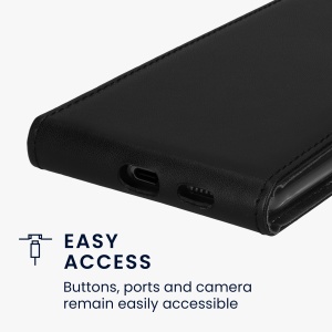 Husa Kwmobile pentru Samsung Galaxy S20 FE, Negru, Piele ecologica/Silicon, KWM000021VK001C - Img 3