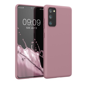 Husa Kwmobile pentru Samsung Galaxy S20 FE, Roz deschis, Silicon, KWM0000121L056C - Img 1