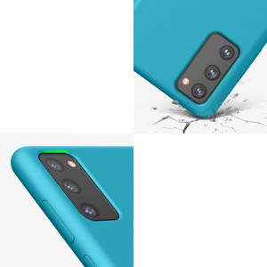 Husa kwmobile pentru Samsung Galaxy S20 FE, Silicon, Albastru, 53605.205 - Img 7