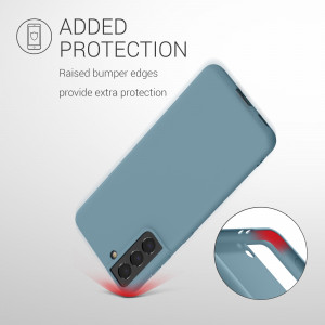 Husa Kwmobile pentru Samsung Galaxy S21, Silicon, Verde, 54055.207 - Img 7