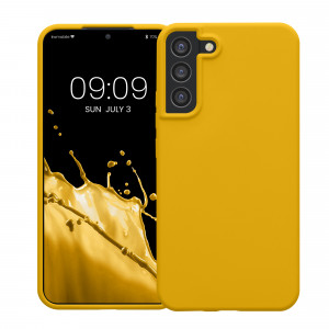 Husa Kwmobile pentru Samsung Galaxy S22 Plus, Galben, Silicon, 56761.165 - Img 2