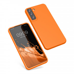 Husa kwmobile pentru Samsung Galaxy S22 Plus, Silicon, Portocaliu, 56761.150 - Img 2
