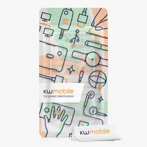 Husa Kwmobile pentru Samsung Galaxy S22 Plus, Silicon, Transparent/Auriu, 58795.01 - Img 8