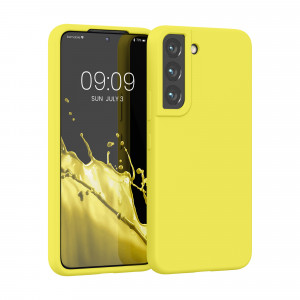 Husa Kwmobile pentru Samsung Galaxy S22, Silicon, Galben, 56756.149 - Img 1