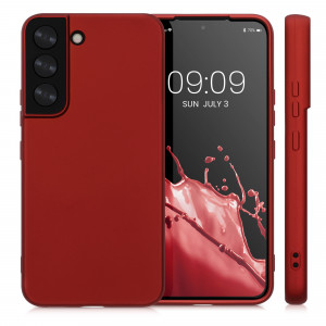 Husa Kwmobile pentru Samsung Galaxy S22, Silicon, Rosu, 56757.36 - Img 2