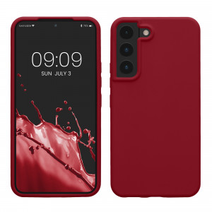 Husa Kwmobile pentru Samsung Galaxy S22, Visiniu, Silicon, 56756.209 - Img 1