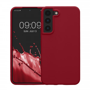 Husa Kwmobile pentru Samsung Galaxy S22, Visiniu, Silicon, 56756.209 - Img 2