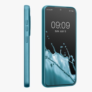 Husa Kwmobile pentru Samsung Galaxy S23, Albastru, Silicon, 60312.251 - Img 3