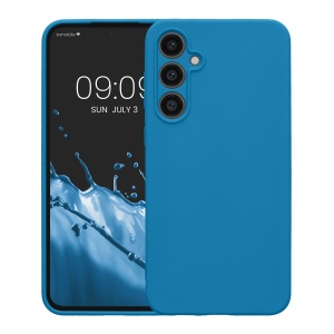 Husa Kwmobile pentru Samsung Galaxy S23 FE, Albastru, Silicon, KWM000021LO011C - Img 2