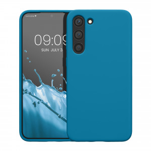 Husa kwmobile pentru Samsung Galaxy S23 Plus, Silicon, Albastru, 60274.224 - Img 2