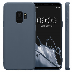 Husa Kwmobile pentru Samsung Galaxy S9, Silicon, Albastru, 44089.202 - Img 2