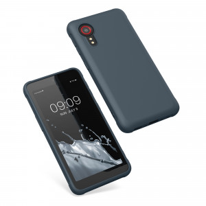 Husa Kwmobile pentru Samsung Galaxy Xcover 5, Silicon, Albastru, 54536.202 - Img 2