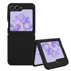 Husa Kwmobile pentru Samsung Galaxy Z Flip6, Negru, Silicon, KWM000021SK001C - Img 1