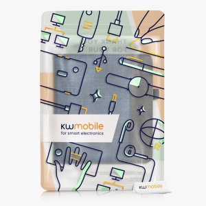 Husa Kwmobile pentru Tolino Epos 3, Albastru inchis/Gri, Textil, KWM000017KY003C - Img 8
