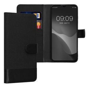 Husa Kwmobile pentru Ulefone Note 16 Pro, Negru, Textil/Silicon, 61723.73 - Img 1