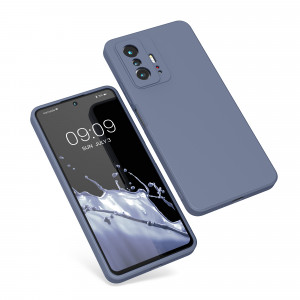 Husa Kwmobile pentru Xiaomi 11T/11T Pro, Silicon, Albastru, 56573.12 - Img 2