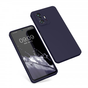 Husa Kwmobile pentru Xiaomi 11T/11T Pro, Silicon, Albastru, 56573.186 - Img 2
