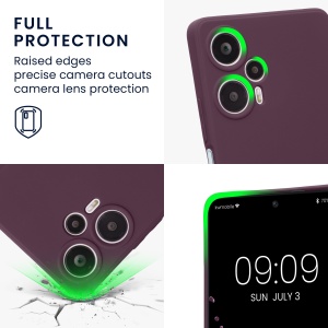 Husa Kwmobile pentru Xiaomi Poco F5, Violet, Silicon, 61638.187 - Img 4