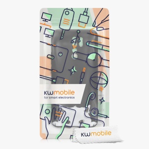 Husa Kwmobile pentru Xiaomi Redmi 9, Negru/Alb, Silicon, KWM000011MO004C - Img 7