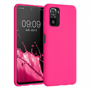 Husa Kwmobile pentru Xiaomi Redmi Note 10/Redmi Note 10S, Silicon, Roz, 54541.77 - Img 1