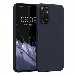 Husa Kwmobile pentru Xiaomi Redmi Note 11 Pro/Redmi Note 11 Pro 5G, Silicon, Albastru, 57373.186 - Img 1