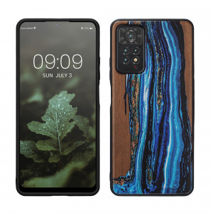 Husa kwmobile pentru Xiaomi Redmi Note 11 Pro/Redmi Note 11 Pro 5G/Redmi Note 12 Pro , Lemn, Multicolor, 57381.13 - Img 1