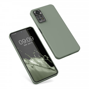 Husa kwmobile pentru Xiaomi Redmi Note 11 Pro/Redmi Note 11 Pro 5G/Redmi Note 12 Pro , Silicon, Verde, 57373.172 - Img 2