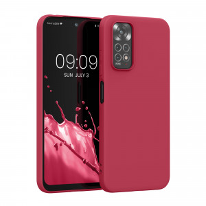 Husa kwmobile pentru Xiaomi Redmi Note 11/Redmi Note 11S, Silicon, Mov, 57368.100 - Img 1
