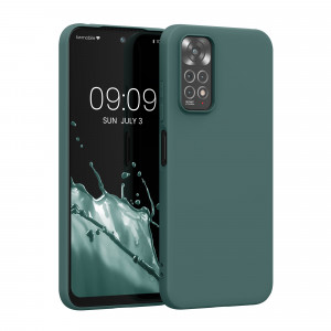 Husa Kwmobile pentru Xiaomi Redmi Note 11/Redmi Note 11s, Silicon, Verde, 57368.169 - Img 1