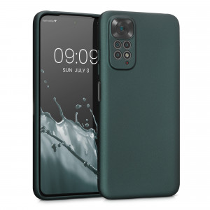 Husa Kwmobile pentru Xiaomi Redmi Note 11/Redmi Note 11s, Silicon, Verde, 58651.14 - Img 1